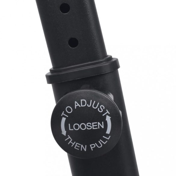 fekete-piros edző/szobabicikli pulzusmérővel