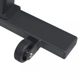 fekete-piros edző/szobabicikli pulzusmérővel