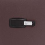 3 darabos, kávészínű, puha fedeles görgős bőröndszett