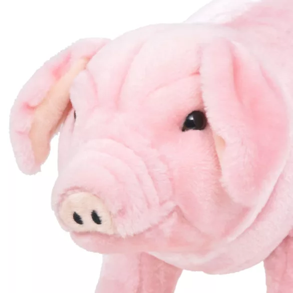 rózsaszín álló malac plüssjáték XXL