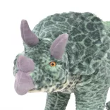 zöld álló triceratops plüssjáték XXL