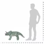 zöld álló triceratops plüssjáték XXL