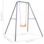 egyszemélyes narancssárga hinta