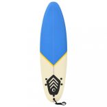 kék-krémszínű szörfdeszka, 170 cm