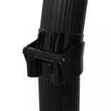 fekete összecsukható napkollektoros zuhanyzó 214 cm 23 L