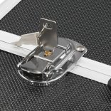 fekete alumínium sminktáska 38 x 23 x 34 cm