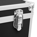 fekete alumínium sminktáska 37 x 24 x 40 cm