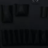 ezüstszínű alumínium szerszámosláda 46 x 33 x 16 cm