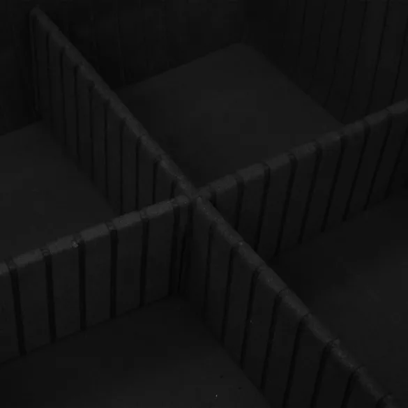 ezüstszínű alumínium szerszámosláda 46 x 33 x 16 cm