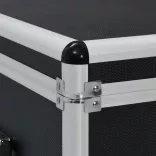 3 darab fekete alumínium tárolódoboz