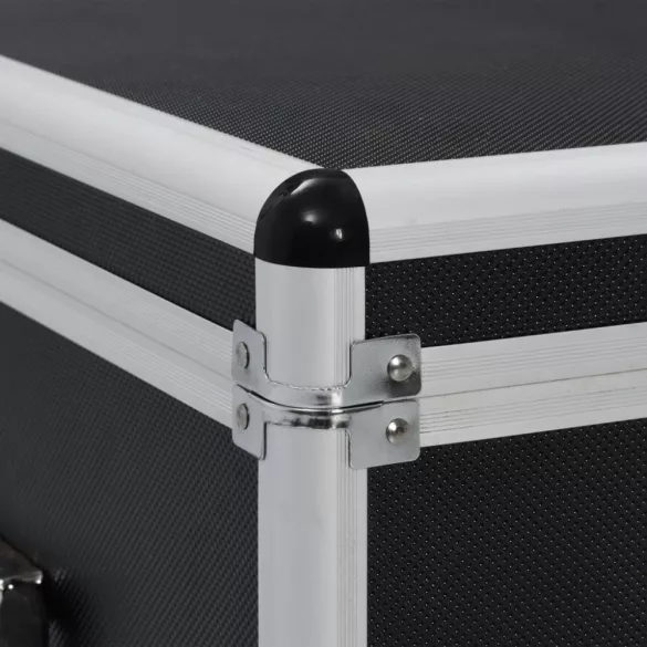 3 darab fekete alumínium tárolódoboz