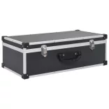 80 db-os fekete alumínium és ABS CD-tartó