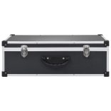 80 db-os fekete alumínium és ABS CD-tartó