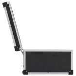 80 db-os fekete alumínium és ABS CD-tartó