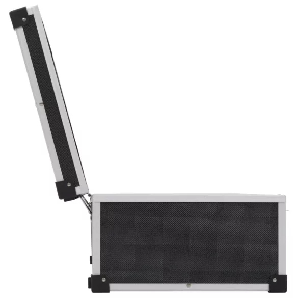 80 db-os fekete alumínium és ABS CD-tartó