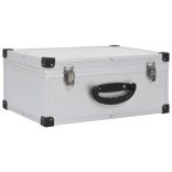 60 db-os ezüstszínű alumínium és ABS CD-tartó