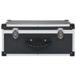 60 db-os fekete alumínium és ABS CD-tartó