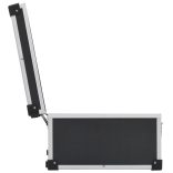 60 db-os fekete alumínium és ABS CD-tartó