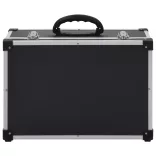 60 db-os fekete alumínium és ABS CD-tartó