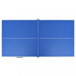 1,5 méteres kék pingpongasztal hálóval 152 x 76 x 66 cm