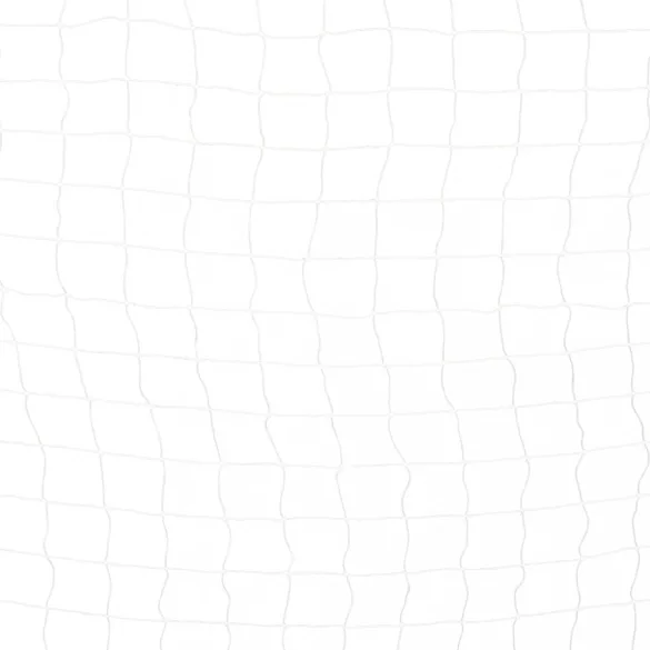 fekete-fehér fém focikapu 300 x 160 x 90 cm