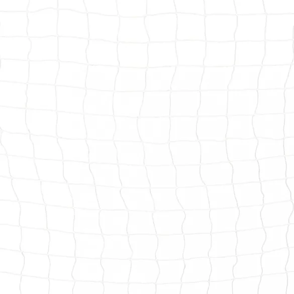 fekete-fehér fém focikapu 300 x 200 x 90 cm