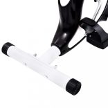 fekete szíjhajtású szobakerékpár