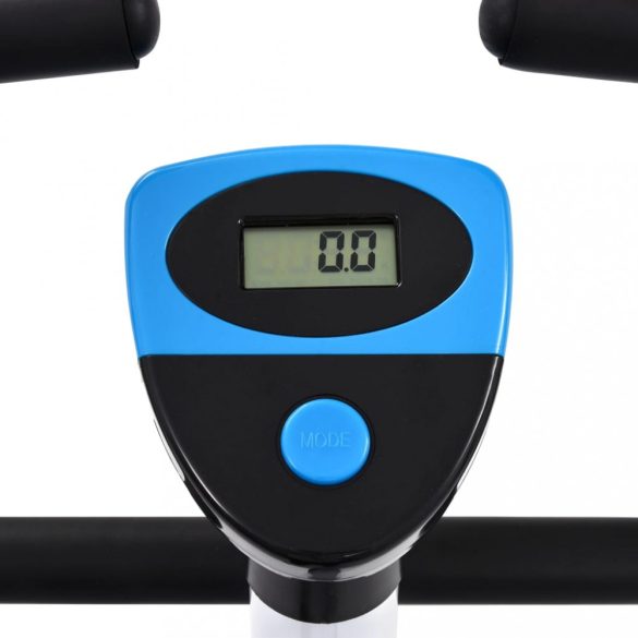 kék szíjhajtású szobakerékpár