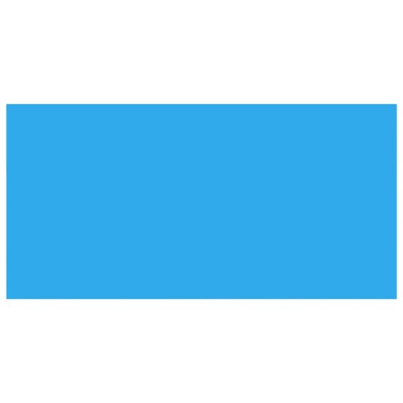 kék polietilén medencetakaró 400 x 200 cm