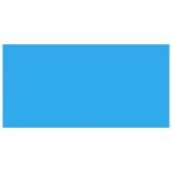 kék polietilén medencetakaró 975 x 488 cm