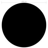 fekete polietilén medencetakaró 300 cm