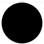 fekete polietilén medencetakaró 356 cm