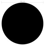 fekete polietilén medencetakaró 381 cm