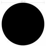 fekete polietilén medencetakaró 455 cm