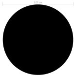 fekete polietilén medencetakaró 527 cm
