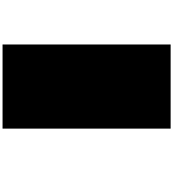 fekete polietilén medencetakaró 975 x 488 cm