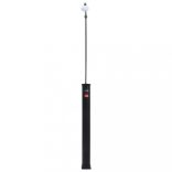 fekete napelemes kerti zuhany 215 cm 8 l