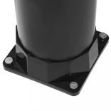 fekete napelemes kerti zuhany 215 cm 8 l