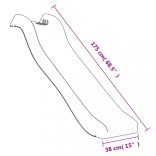 kék polipropilén játszócsúszda 175x38x23 cm