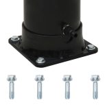 fekete szolárzuhany 214 cm 20 L