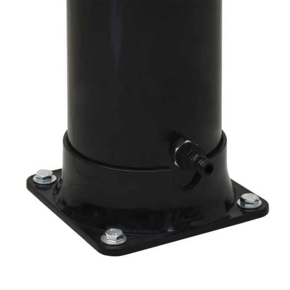 fekete szolárzuhany 214 cm 20 L