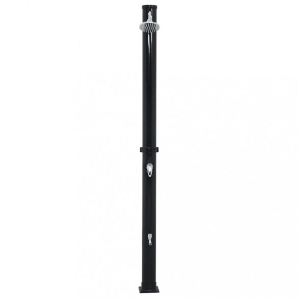 fekete szolárzuhany 220 cm 20 L