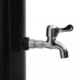 fekete szolárzuhany 220 cm 20 L