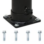 fekete szolárzuhany 220 cm 20 L