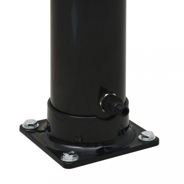 fekete szolárzuhany 220 cm 20 L