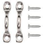 2 db szövet és rozsdamentes acél bimini tető heveder