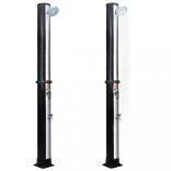 kültéri szolárzuhany zuhanyfejjel és csappal 40 L