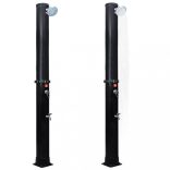 kültéri szolárzuhany zuhanyfejjel és csappal 40 L