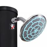 kültéri szolárzuhany zuhanyfejjel és csappal 40 L