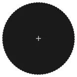 fekete szövet ugrószőnyeg kerek trambulinhoz 4,57 m